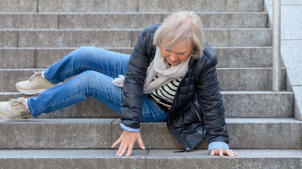 Steps To Take Following a Slip and Fall lady has fallen