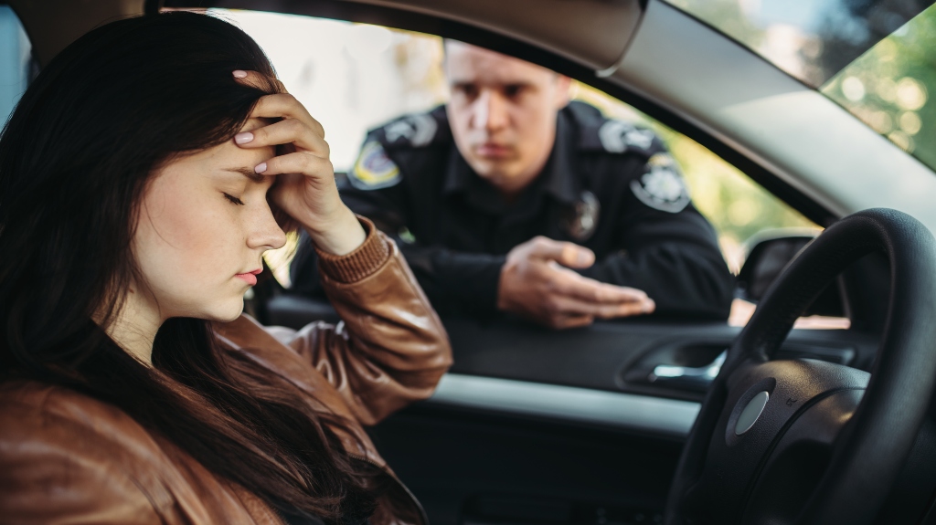 getting pulled over for drunk driving